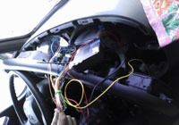 Установка оборудования для мониторинга на автомобиль Hyundai HD65 